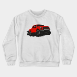 Red Raptor pickup Crewneck Sweatshirt